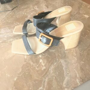Size 13 dolce vita sandals with black leather straps